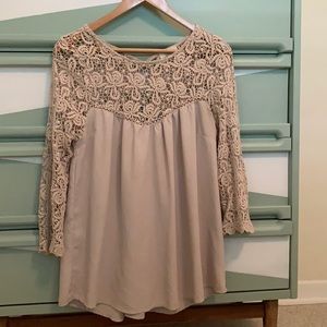 Beige Tunic Size Small